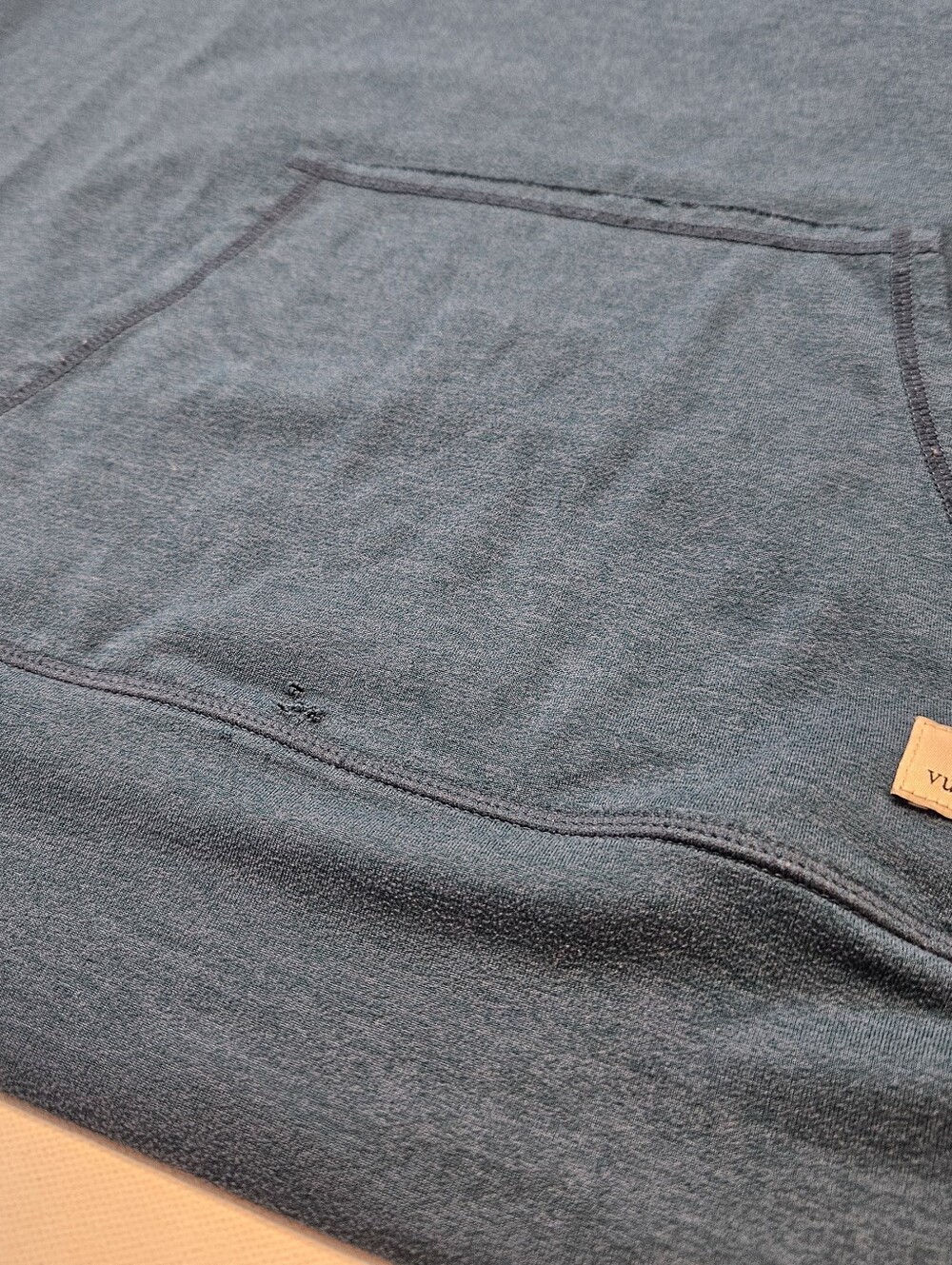 Vuori Strato Tech Hoodie Performance Lightweight Stretch Blue Green V1019 Medium - Picture 5 of 10